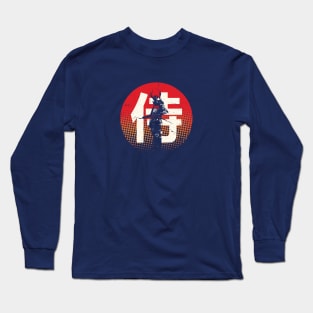 Retro Japanese Samurai Long Sleeve T-Shirt